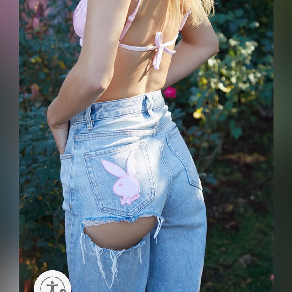 PacSun play boy jeans